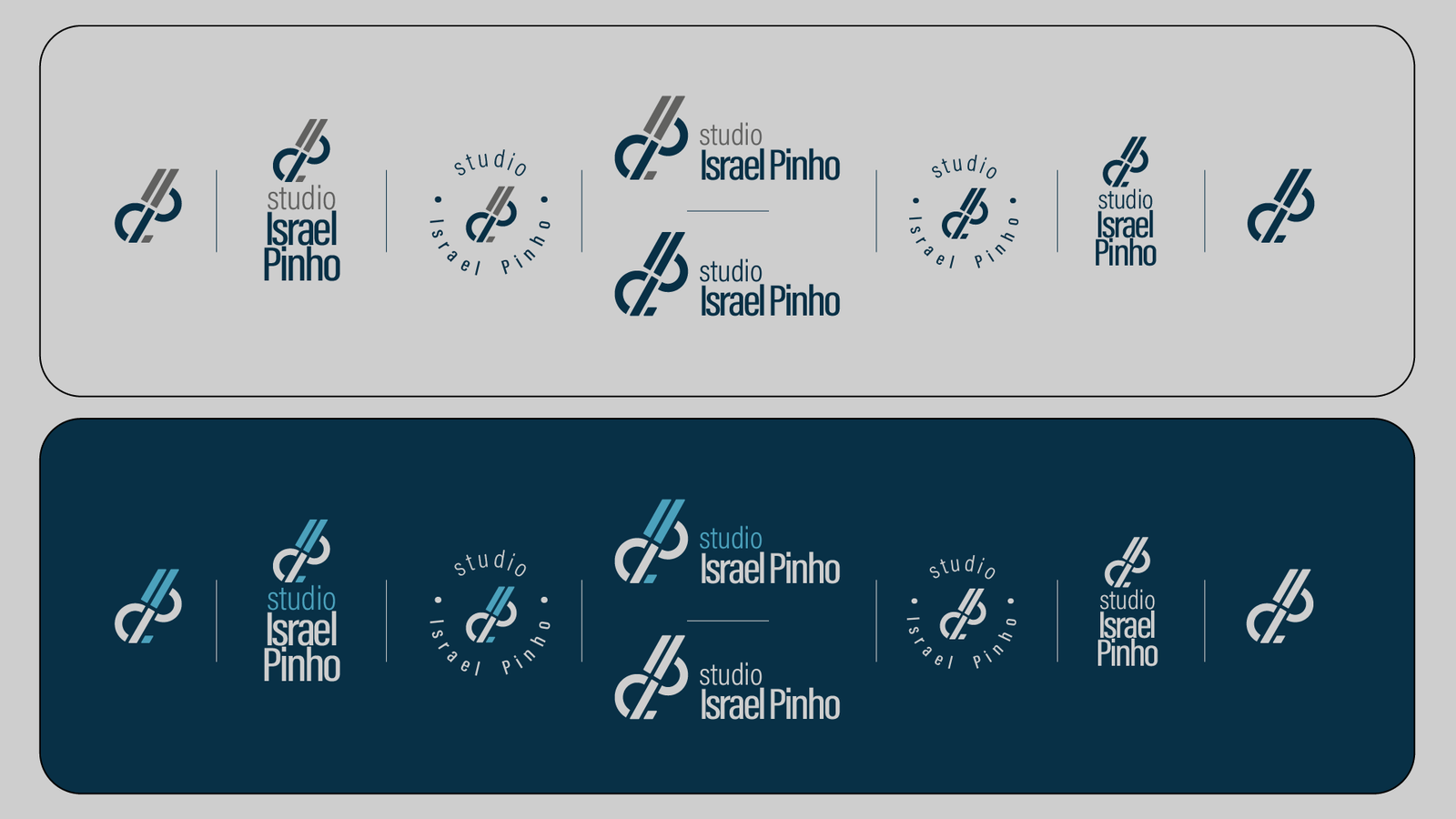 Identidade visual Studio Israel Pinho